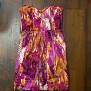 Bisou Bisou strapless cocktail dress